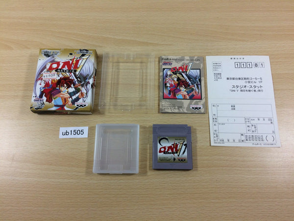 ub1505 Oni V 5 BOXED GameBoy Game Boy Japan