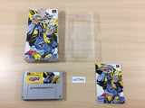 Sonic Blast Man BOXED SNES Super Famicom Japan - UD7349