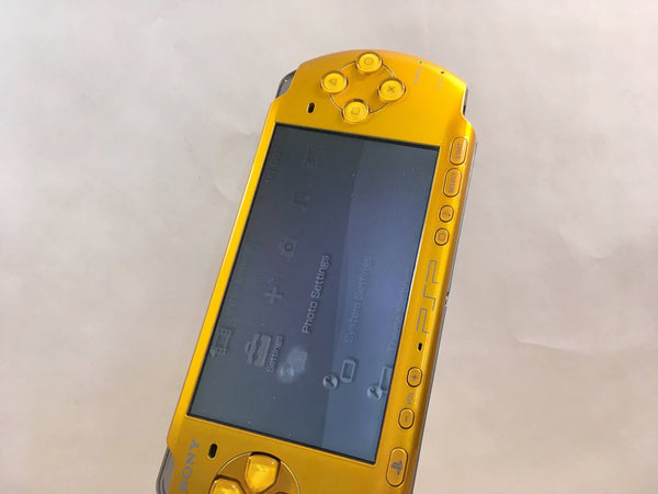 PSP-3000 BRIGHT YELLOW BOXED SONY PSP Console Japan - Tested