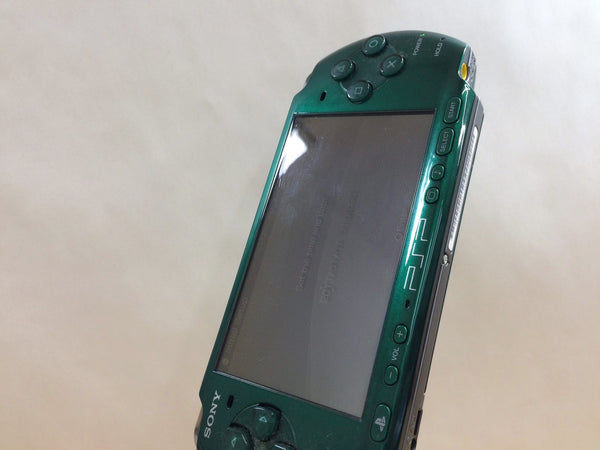 PSP-3000 SPIRITED GREEN SONY PSP Console Japan - Tested Working