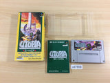 Utopia The Creation of a Nation BOXED SNES Super Famicom Japan - UD7858