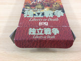 Dokuritsu Sensou Liberty Or Death BOXED SNES Super Famicom Japan - UC8794