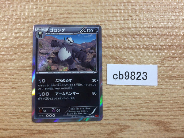 CB9823 Pangoro Darkness R XY3 064/096 Pokemon Card TCG Japan