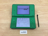 KE4985 Tested Working - No Battery Nintendo DSi LL XL DS Green Console Japan