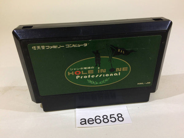 AE6858 Jumbo Ozaki no Hole in One Professional Golf NES Famicom Japan