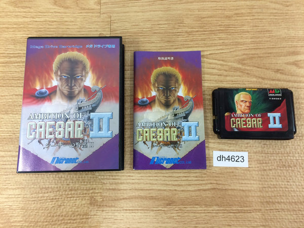 DH4623 Caesar no Yabou II BOXED Mega Drive Genesis Japan