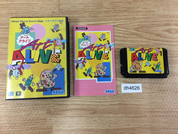 DH4626 Art Alive BOXED Mega Drive Genesis Japan