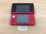 KE9705 Not Working - Nintendo 3DS Metallic Red Console Japan