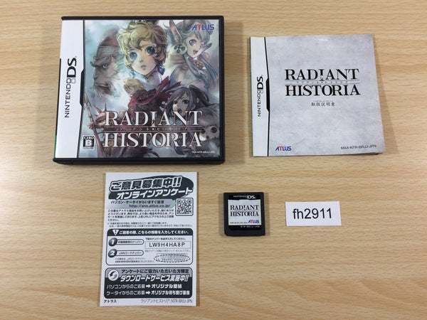 fh2911 Radiant Historia BOXED Nintendo DS Japan