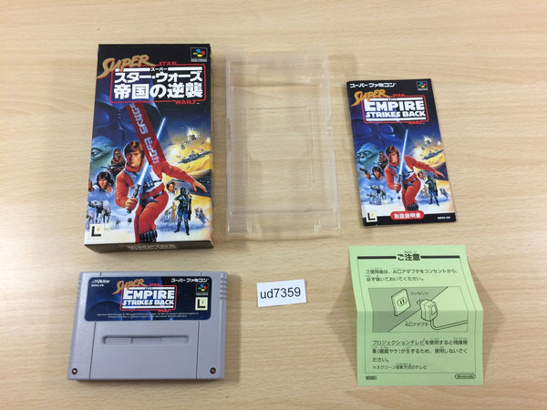 ud7359 Super Star Wars The Empire Strikes Back BOXED SNES Super Famicom Japan