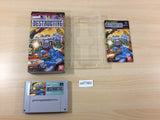 Bazooka Blitzkrieg Destructive BOXED SNES Super Famicom Japan - UD7360