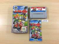 UC5125 Bike Daisuki Hashiri ya Damashii Racing BOXED SNES Super Famicom Japan