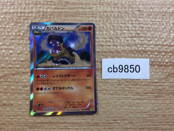 CB9850 Hippowdon Fighting R XY5GV 042/070 Pokemon Card TCG Japan