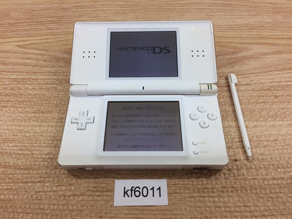 kf6011 Plz Read Item Condi Nintendo DS Lite Crystal White Console Japan