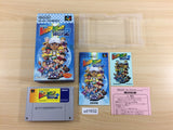 Mini Yonku Let's & Go!! Power WGP 2 BOXED SNES Super Famicom Japan - UD1632