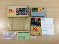 ub7564 Zan II 2 Spirits BOXED SNES Super Famicom Japan