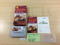 UC5751 RPM Racing Radical Psycho Machine BOXED SNES Super Famicom Japan