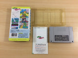 Wagyan Paradise Land BOXED SNES Super Famicom Japan - UD3708