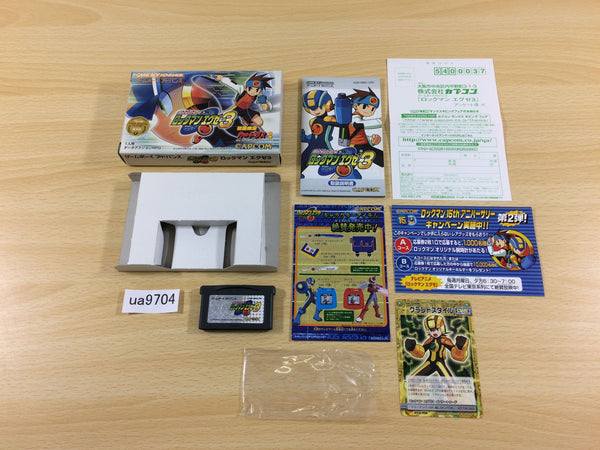 ua9704 Rockman Exe 3 Megaman BOXED GameBoy Advance Japan