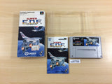 Super Earth Defense Force E.D.F BOXED SNES Super Famicom Japan - UD8784
