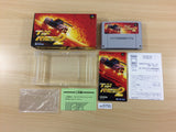 UC5753 Top Racer 2 Top Gear Racing BOXED SNES Super Famicom Japan