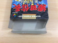 UB6896 Oda Nobunaga Haou no Gundan BOXED SNES Super Famicom Japan