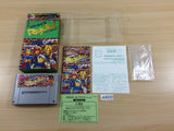 Rejoice Aretha Oukoku no Kanata BOXED SNES Super Famicom Japan - UB8222