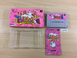 Bakutou Dodgers Bumpsjima wa Oosawagi BOXED SNES Super Famicom Japan - UC9783