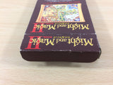Might and Magic Book 2 BOXED SNES Super Famicom Japan - UC1838