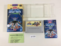 ub1335 SD Kidou Senshi Gundam V Sakusen Shidou BOXED SNES Super Famicom Japan