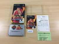 UB2879 KentouOu World Champion Boxing BOXED SNES Super Famicom Japan