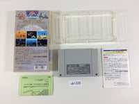 ub1335 SD Kidou Senshi Gundam V Sakusen Shidou BOXED SNES Super Famicom Japan