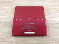 KF3421 Tested Working - No Battery Nintendo 3DS Metallic Red Console Japan