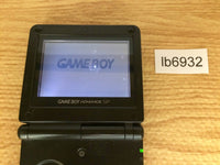 lb6932 Plz Read Item Condi GameBoy Advance SP Onyx Black Console Japan