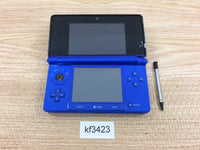 KF3423 Not Working - Nintendo 3DS Cobalt Blue Console Japan