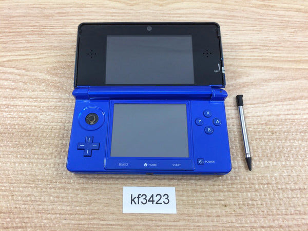KF3423 Not Working - Nintendo 3DS Cobalt Blue Console Japan