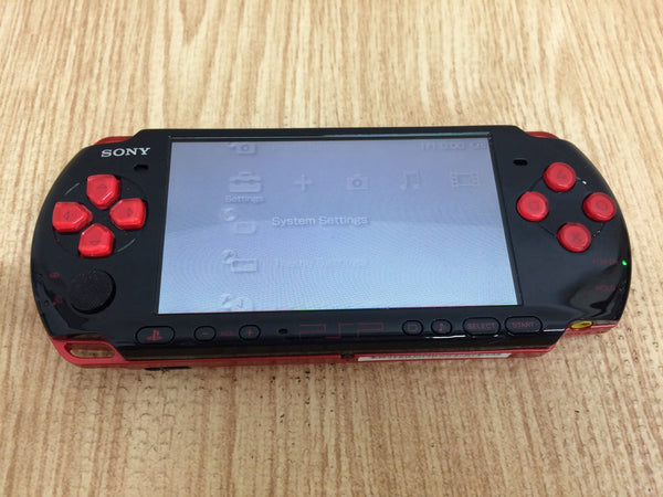 LB1169 Tested Working - PSP-3000 BLACK & RED BOXED SONY PSP
