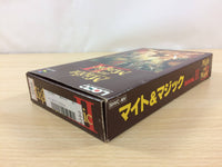 UC4998 Might and Magic Book 2 BOXED SNES Super Famicom Japan