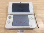 KC6443 No Battery Nintendo 3DS LL XL 3DS White Console Japan