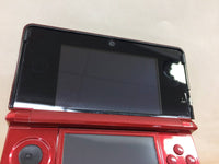 KF7617 Tested Working - Nintendo 3DS Flare Red BOXED Console Japan