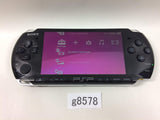 G8578 No Battery PSP-3000 PIANO BLACK SONY PSP Console Japan