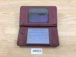 kf6023 Plz Read Item Condi Nintendo DSi LL XL DS Wine Red Console Japan