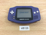 kf6126 Plz Read Item Condi GameBoy Advance Violet Game Boy Console Japan