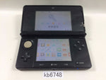 KB6748 With Defects - Nintendo 3DS Clear Black Console Japan