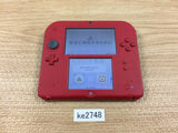 Nintendo 2DS RED Console Japan - With Defects KE2748