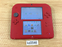 KD3546 No Battery Nintendo 2DS RED Console Japan