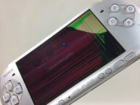 g8581 Plz Read Item Condi PSP-3000 MYSTIC Silver SONY PSP Console Japan