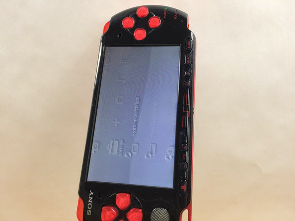 GA8929 PSP-3000 BLACK & RED BOXED SONY PSP Console Japan