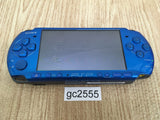 gc2555 No Battery PSP-3000 VIBRANT BLUE SONY PSP Console Japan