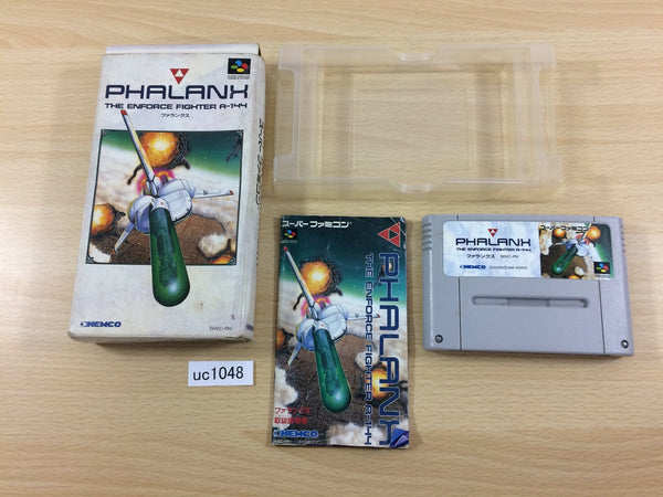 UC1048 Phalanx The Enforce Fighter A144 BOXED SNES Super
